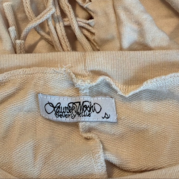 Lauren Moshi Cream Fringe Sweatshirt - Picture 7 of 9